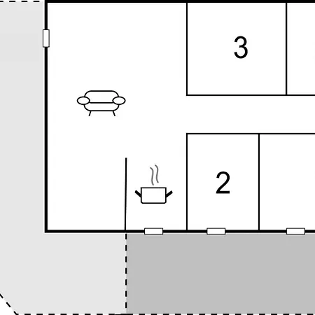 Three-bedroom Holiday In Farso Feriehus Sundsore